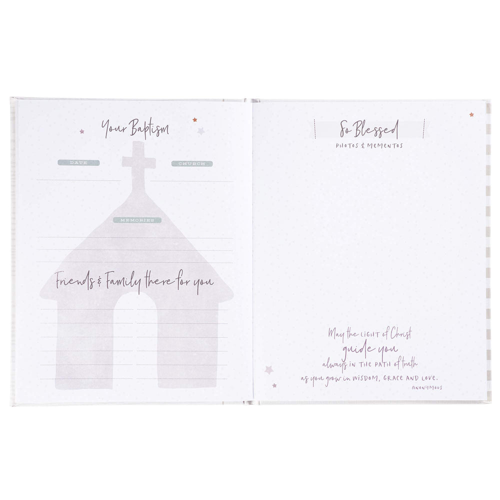 C.R. Gibson Little Blessings memory box packaging makes gift-giving simple.