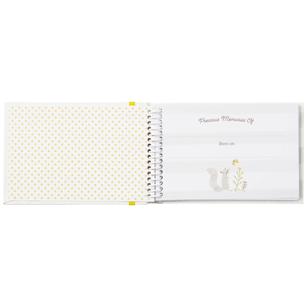 C.R. Gibson Little One Woodland brag book forest-animals design adds playful charm to baby memories.