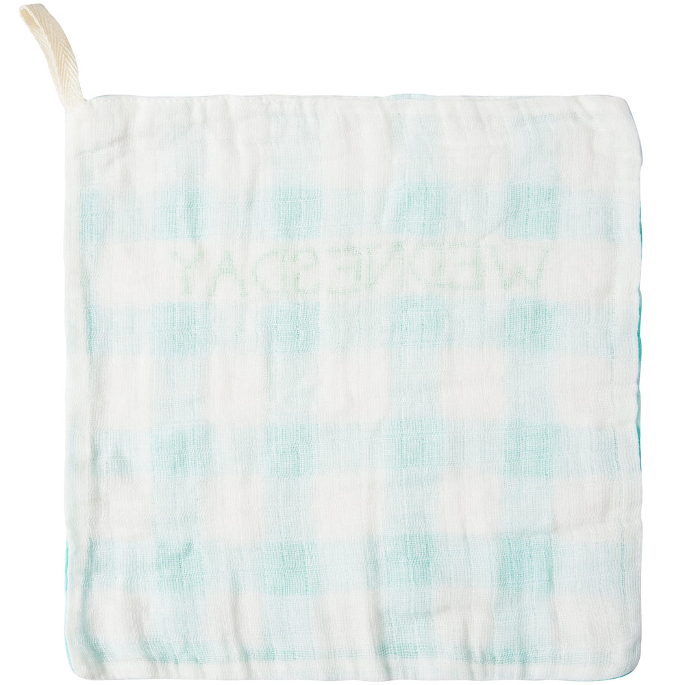 C.R. Gibson Woodland Colors Saturday washcloths with loop hanger.