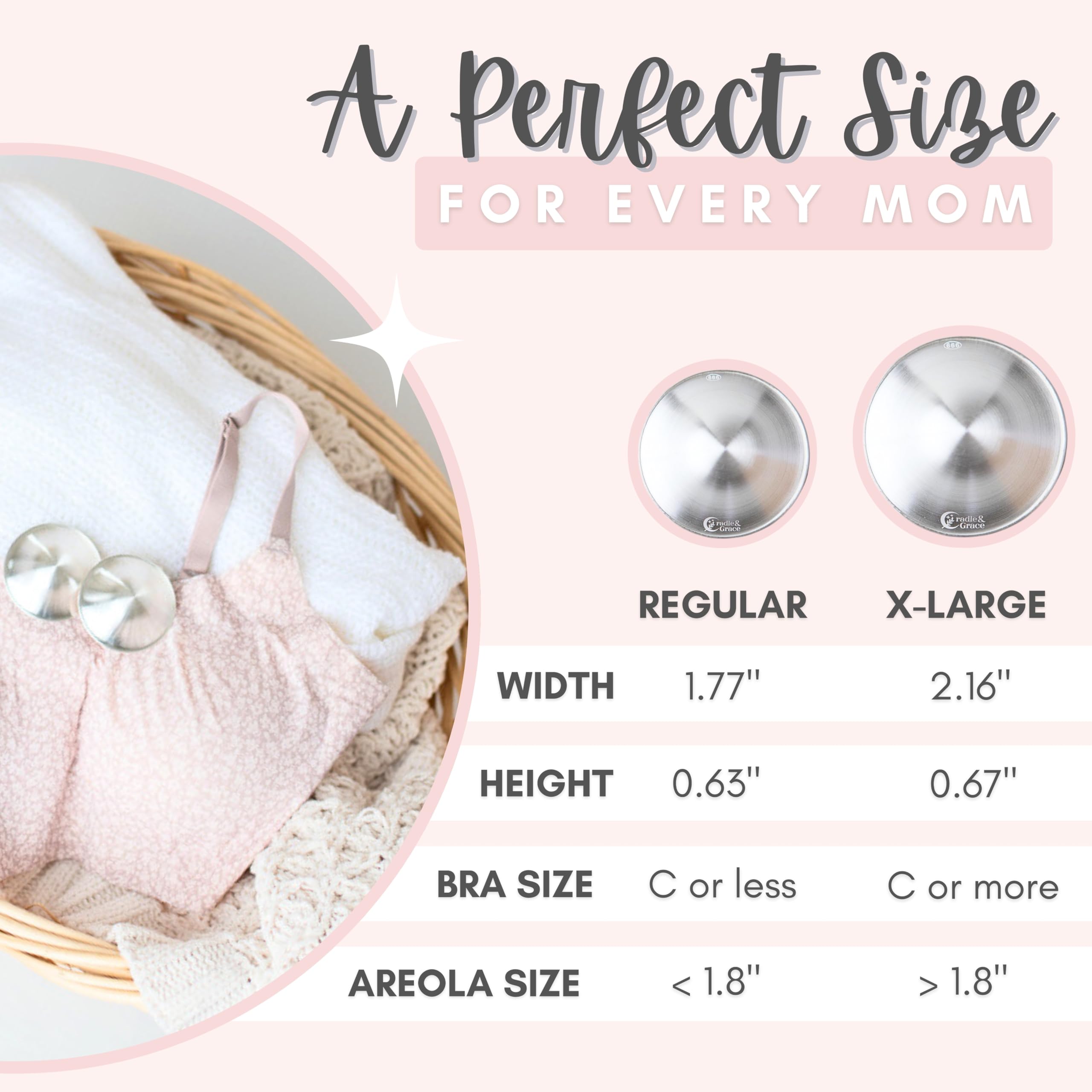 Cradle & Grace packaging and gift box showcasing postpartum care set