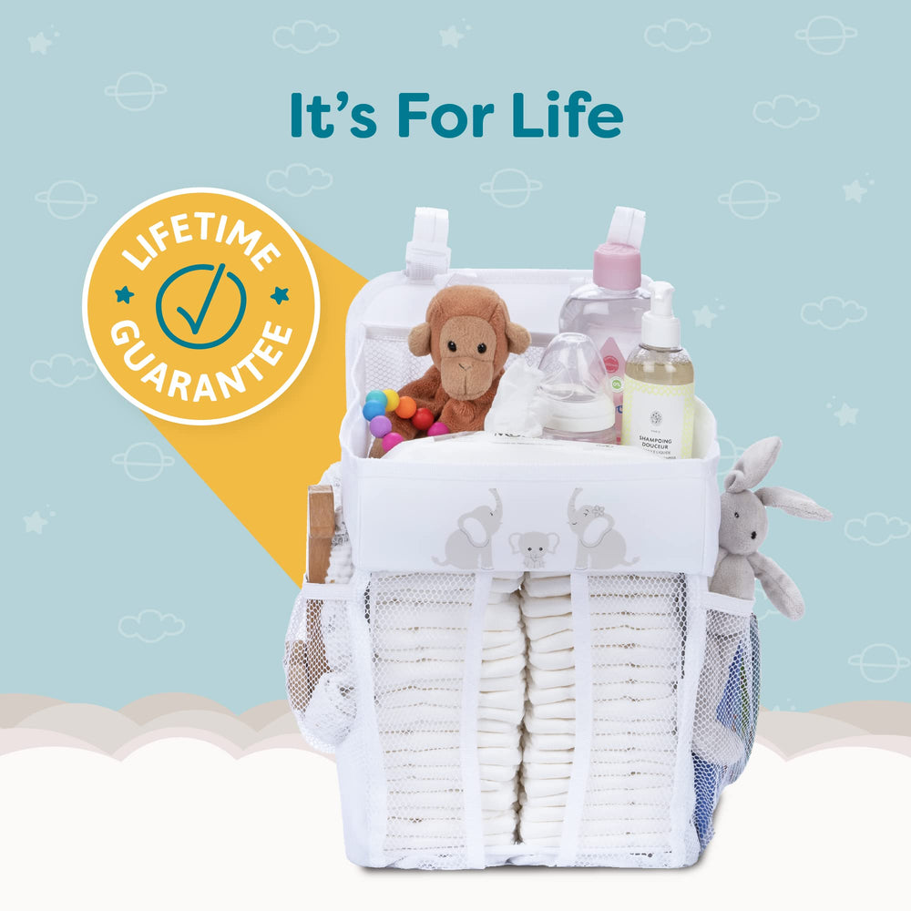CRADLE STAR gift-ready diaper organizer suited for baby showers