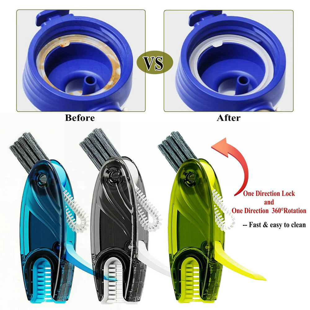 CraftinAround gap brush targets inner grooves for deep cup cleaning.