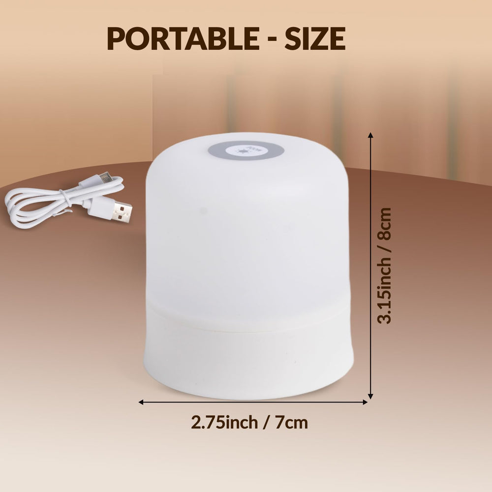 Cravonel three-color touch lamp highlighting easy brightness control.