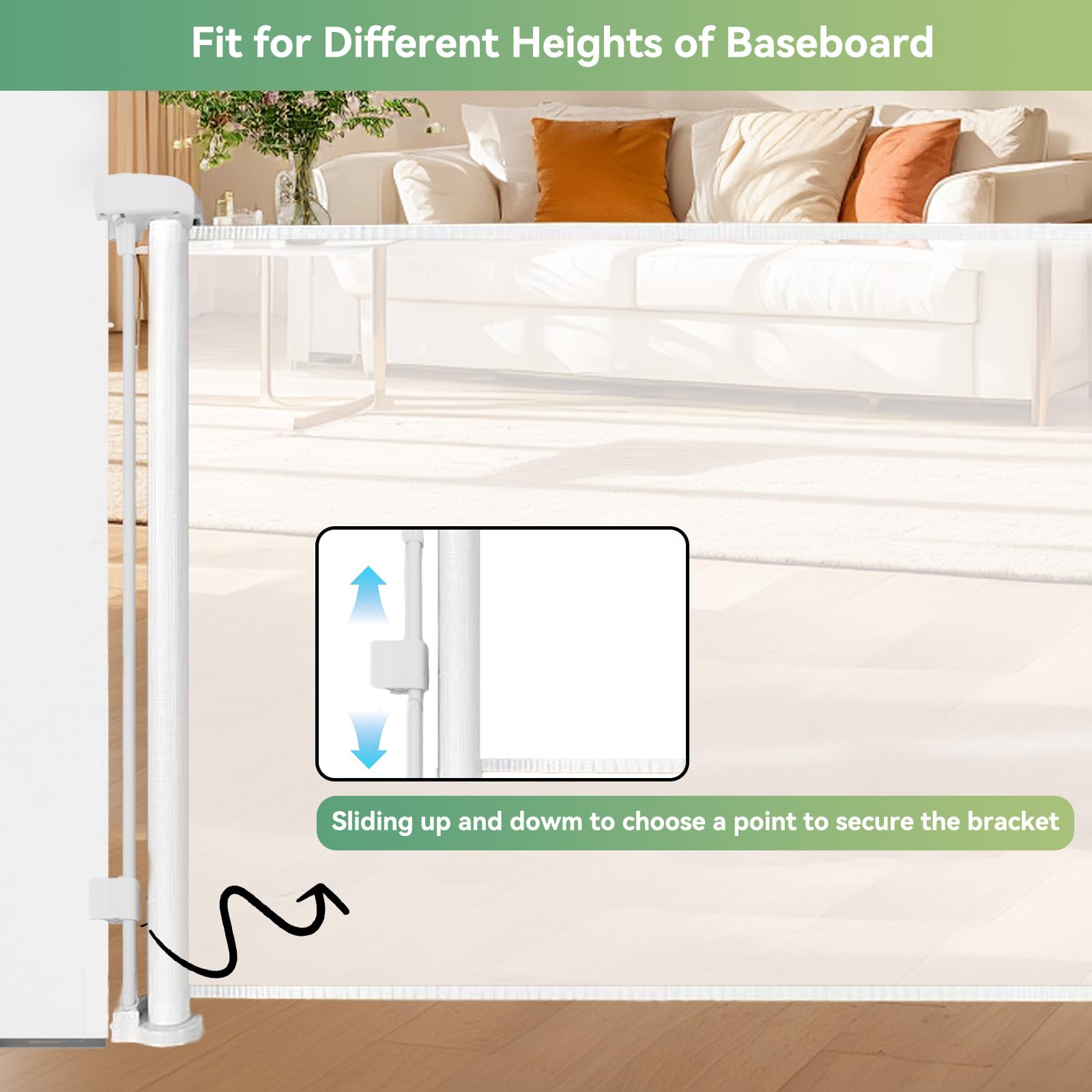 Crazydeer retractable mesh pet door lets you open and close smoothly
