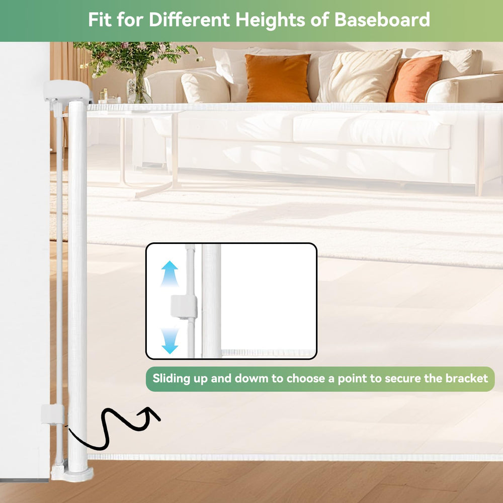 Crazydeer retractable mesh pet door lets you open and close smoothly