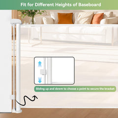 Crazydeer retractable mesh pet door lets you open and close smoothly