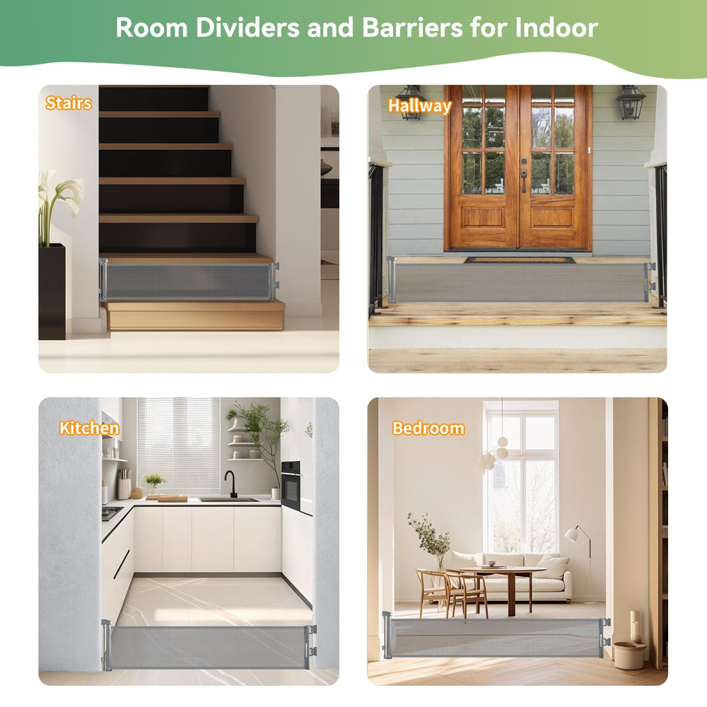 Crazydeer sturdy gate design reduces wobble during pet visits