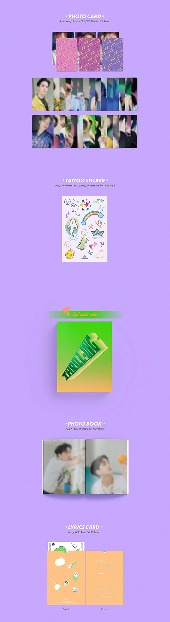 Cre.ker Entertainment The Boyz ThrillIng Kick Ver disc compact and easy to store.