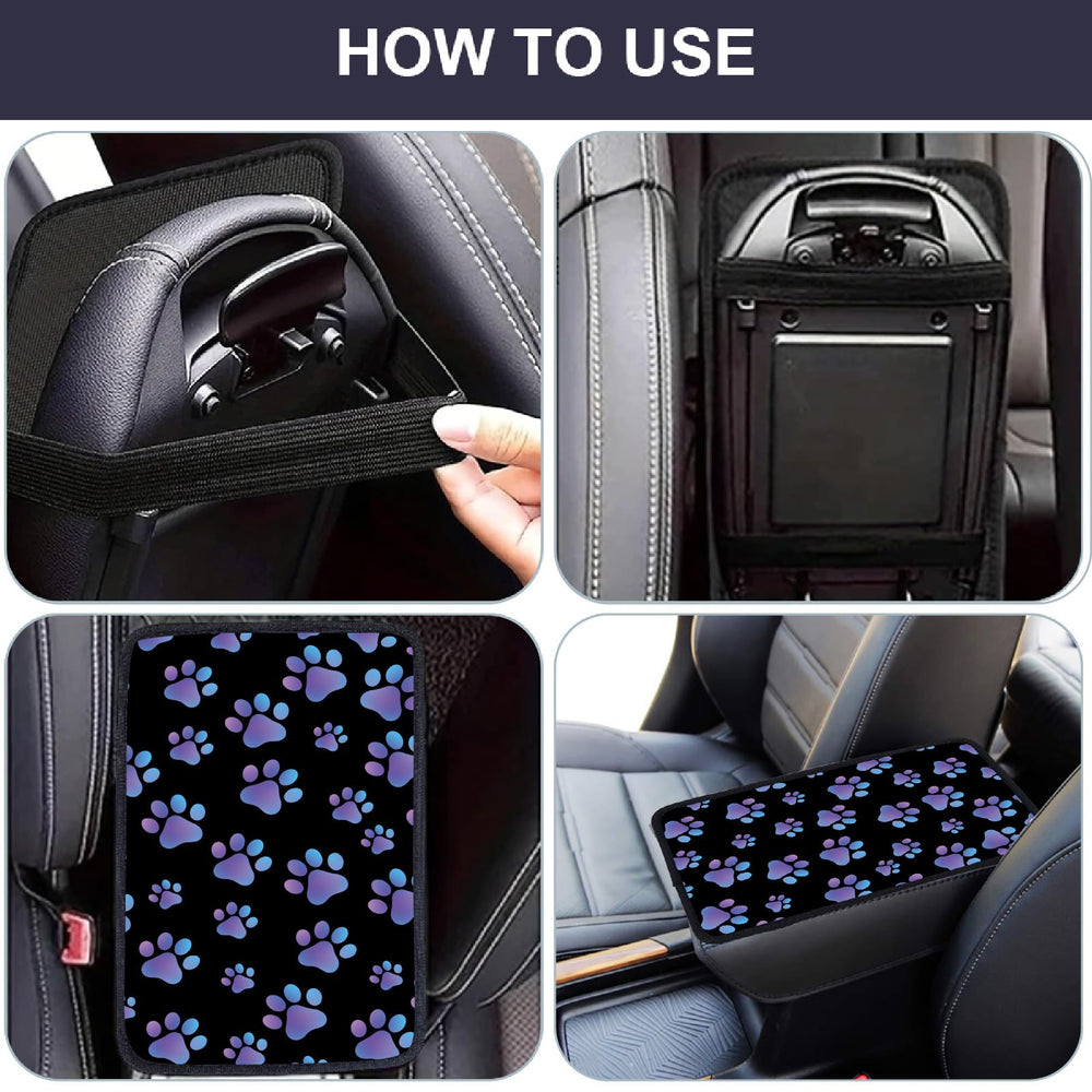 CREATCABIN Armrest Cover in situ demonstrates easy installation and stable placement