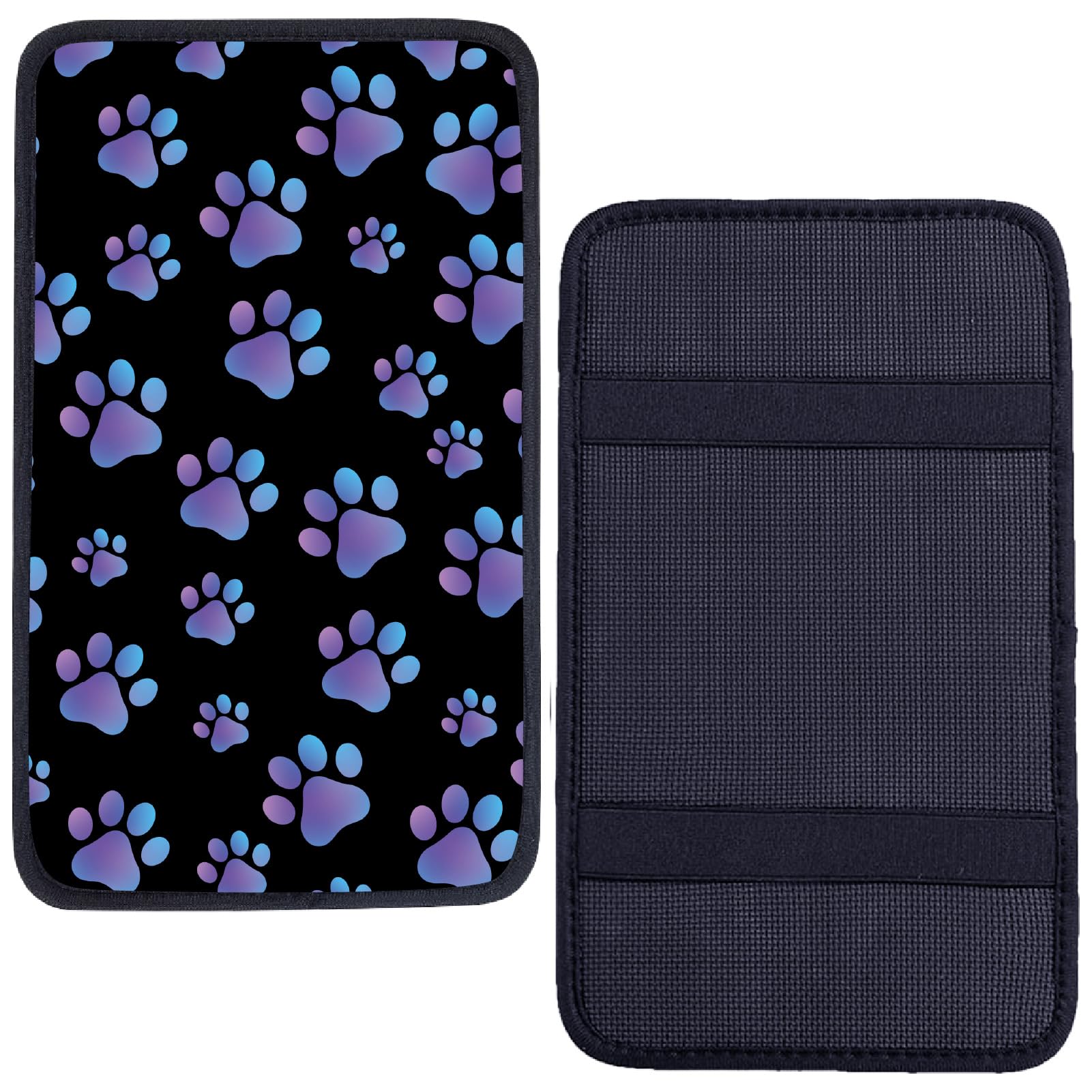 CREATCABIN Dog Paws Armrest Cover decorative detail adds personality to your car interior