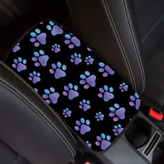 CREATCABIN Dog Paws Armrest Cover top view shows paw print design and protection