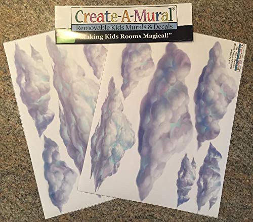 Perfect cloud wall accents for bedrooms, nurseries, classrooms, or offices