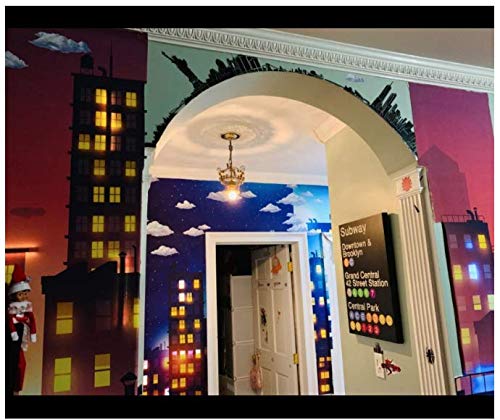 Unique Create-A-Mural design made in USA offers exclusive bedroom decor