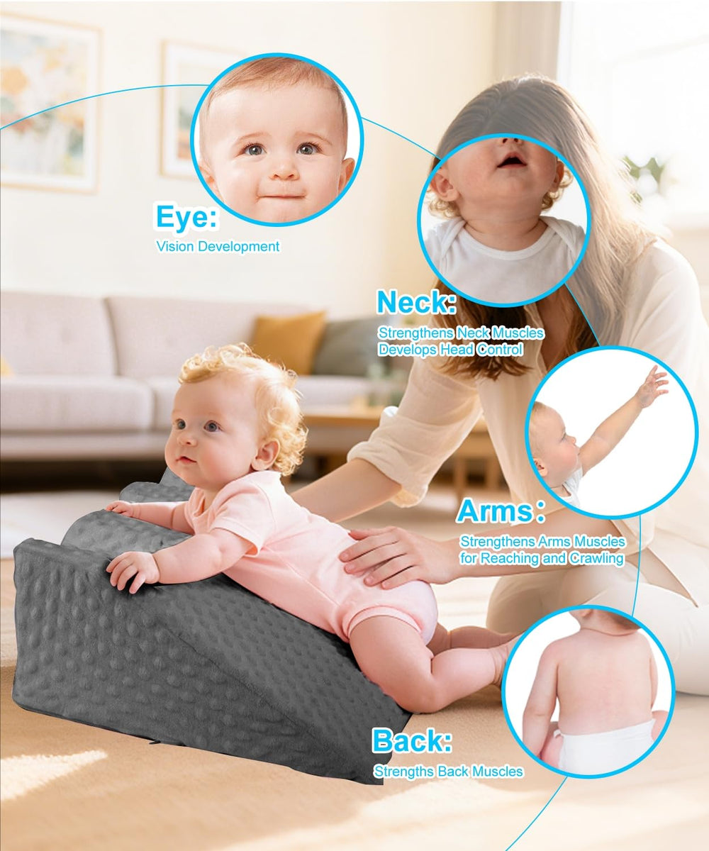 CreateBay memory foam nursery support for newborn neck alignment