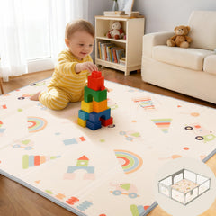CreateBay Play Mat 79x71 foldable surface for early crawlers