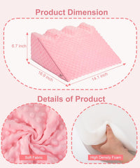 CreateBay tummy-time-prop helps infant neck and shoulder strength during play.