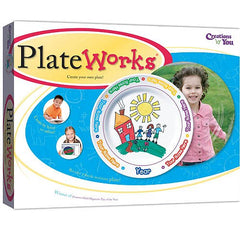Creations by You Plate Works: customize your plate design for personal meals and gifts
