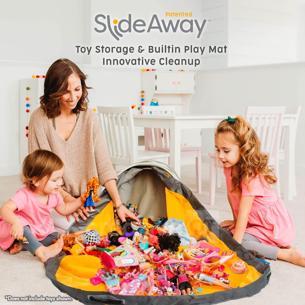 Creative QT SlideAway durable nylon bin for energetic play sessions