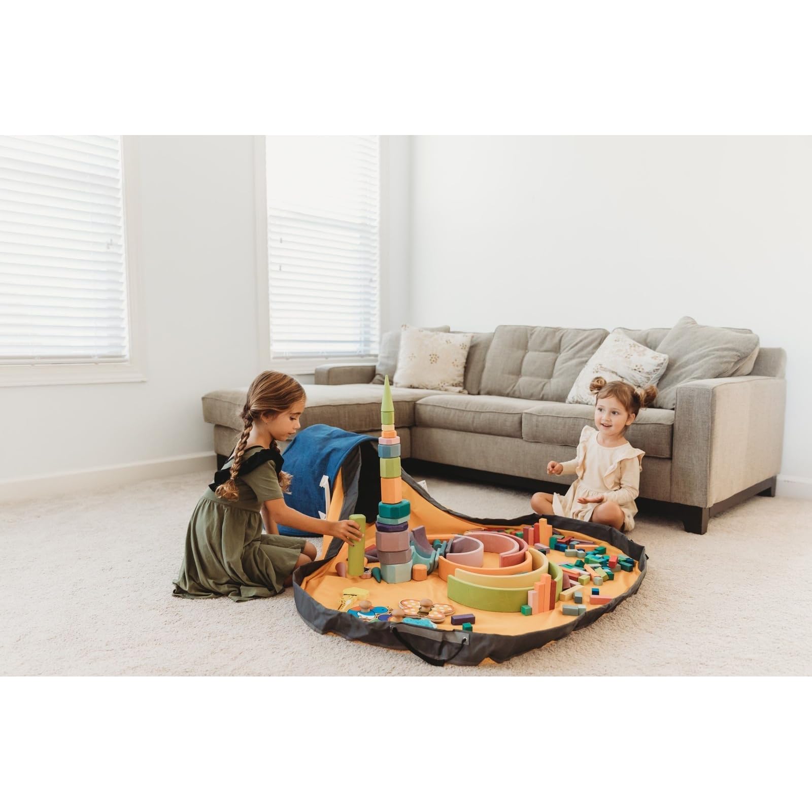 Creative QT SlideAway blue color adds calm to play areas