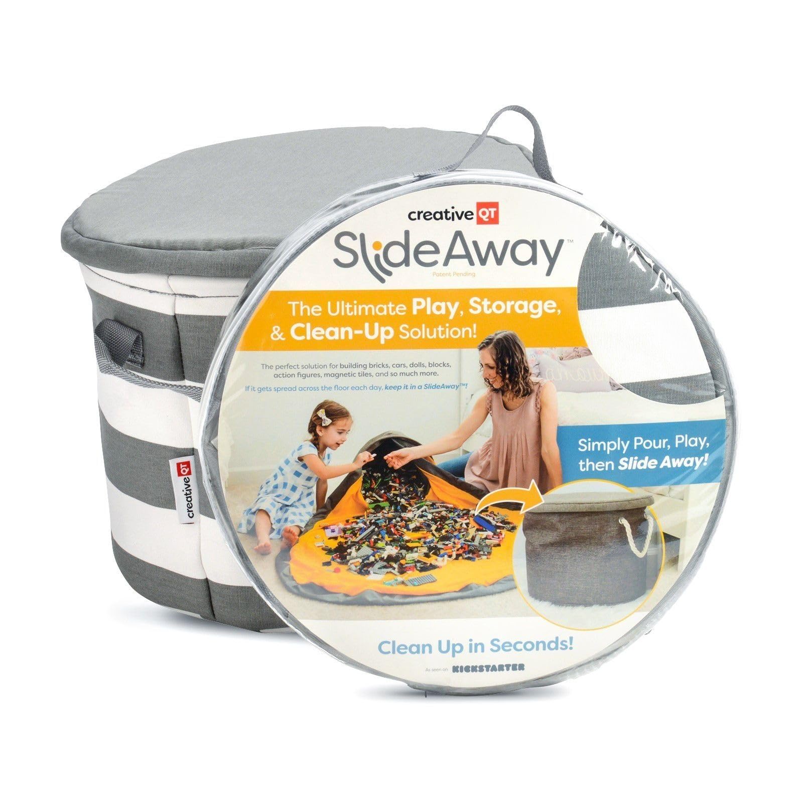 Creative QT SlideAway holiday organizer makes festive cleaning effortless.