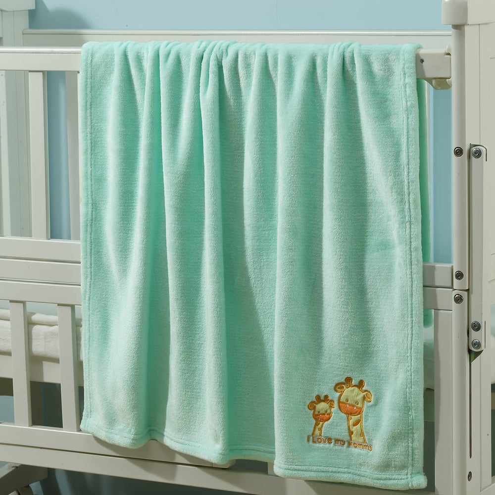 CREVENT all-season plush blanket suitable for cribs and strollers