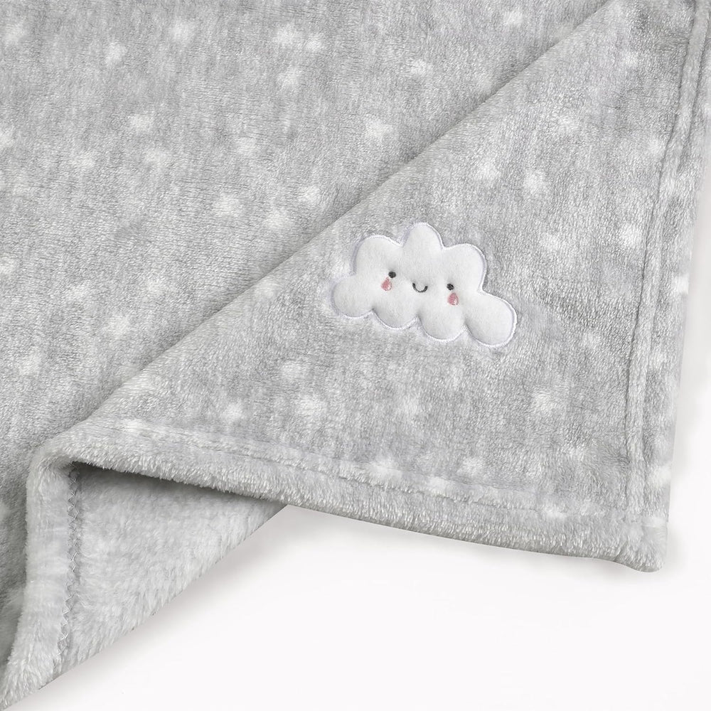 CREVENT swaddling-friendly 30x40 blanket helps tummy time and play