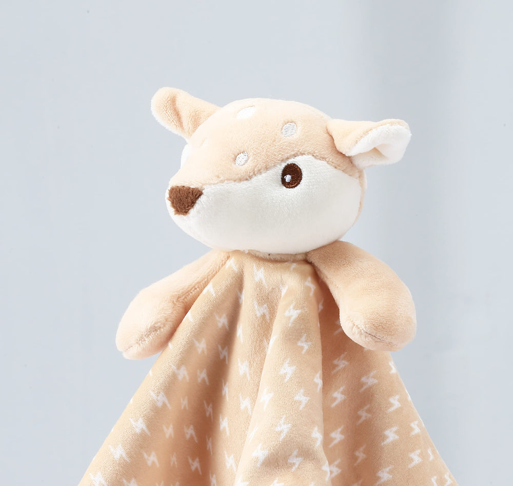 CREVENT brown deer print shows safe comfort during naptime and travel.