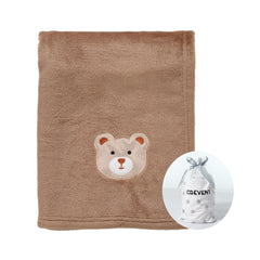 CREVENT bear-blanket 30x40 provides cozy warmth for newborns and infants.