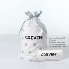 CREVENT 30x40 back sherpa layer provides plush warmth for snuggly naps