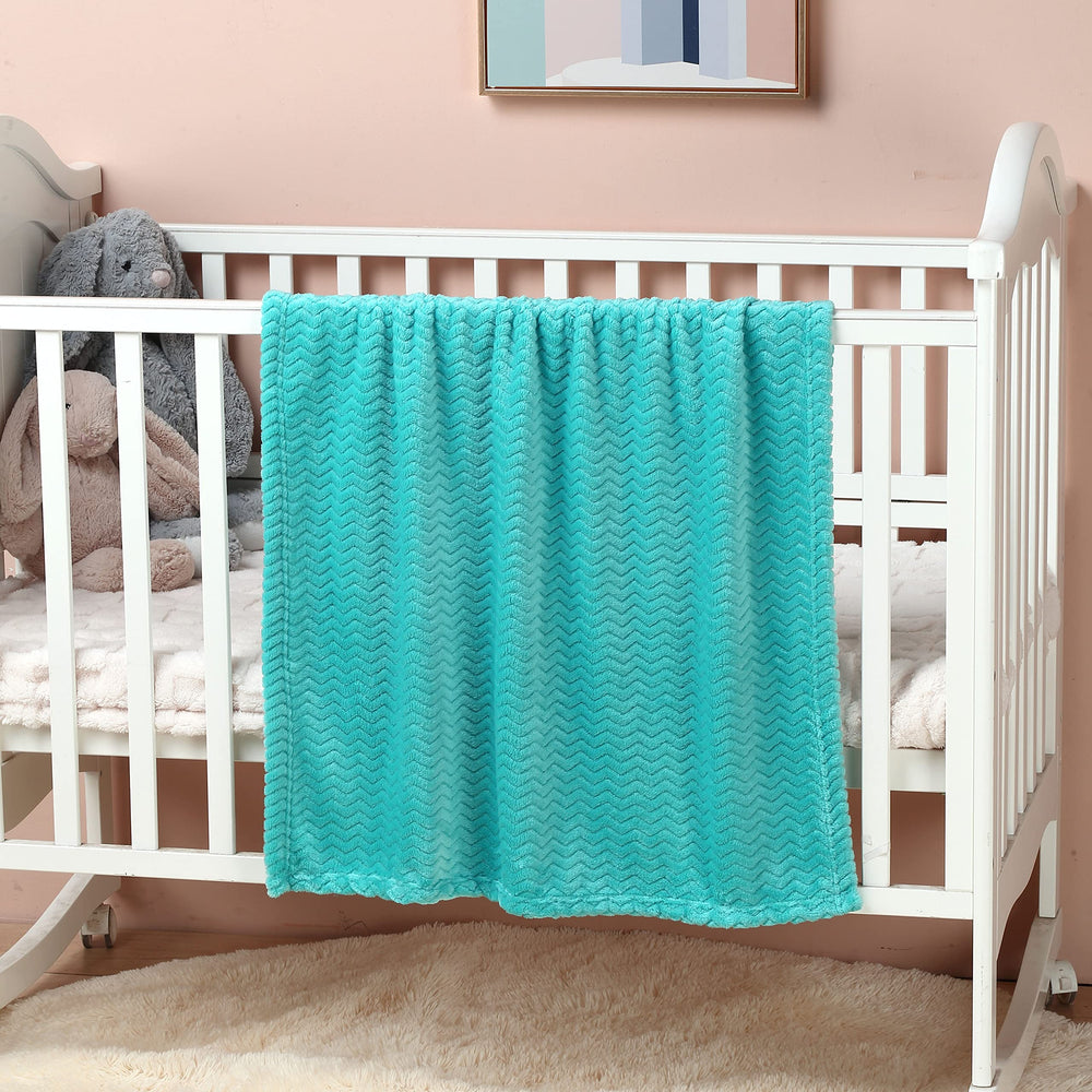 CREVENT blanket in crib or bassinet adds soft privacy and comfort.