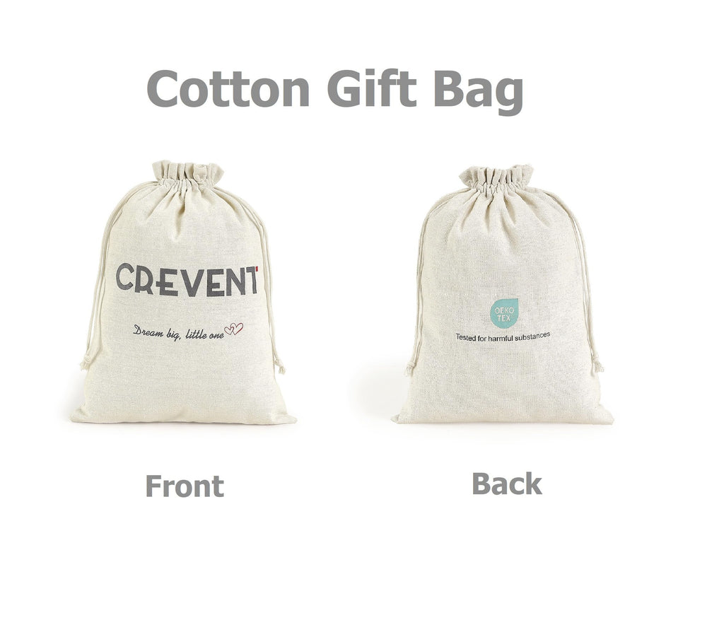 CREVENT gift bag packaging ready for baby showers and birthdays.