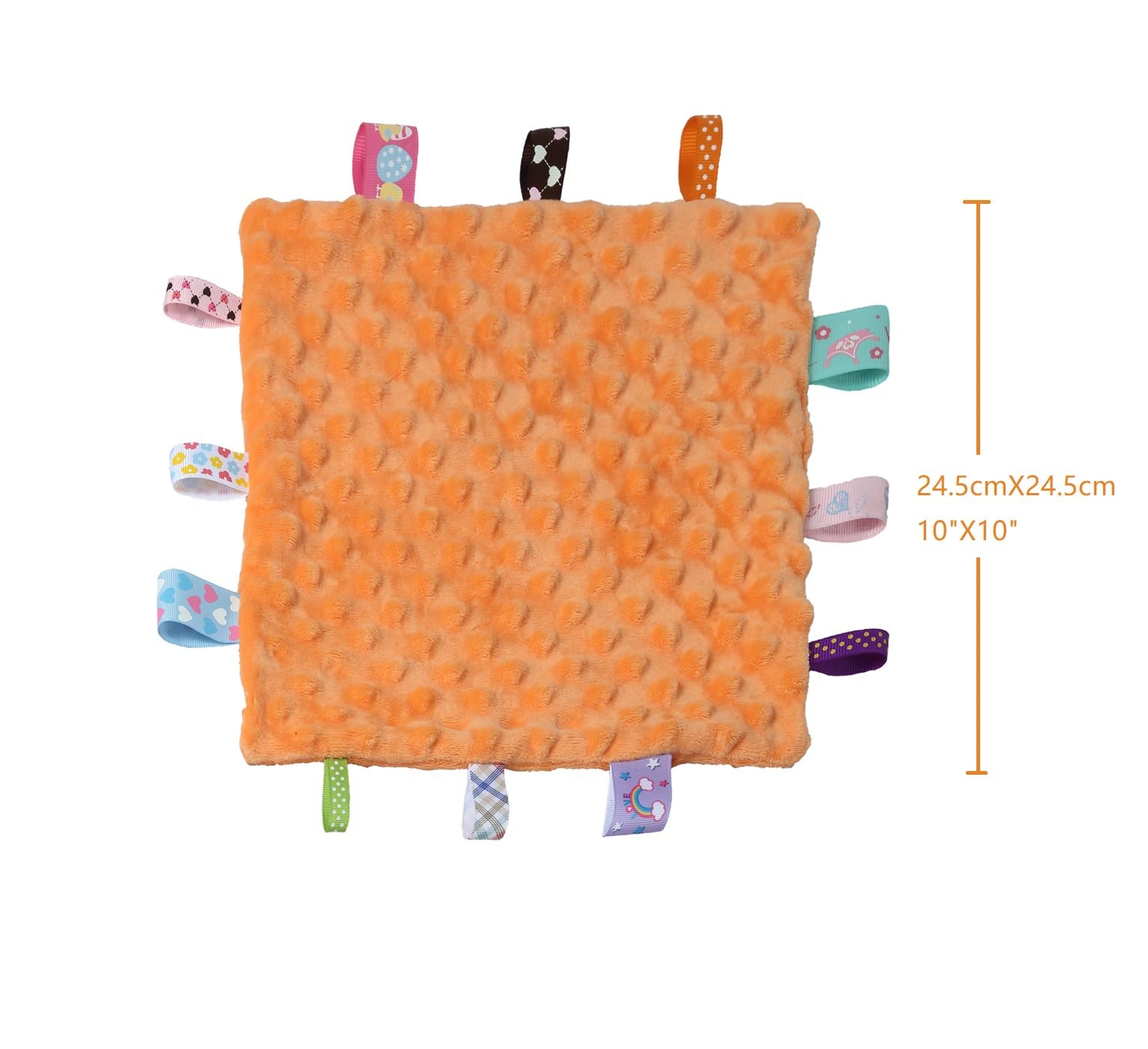 Crevent gift-ready packaging for Dino-orange blanket, ideal baby shower gift.