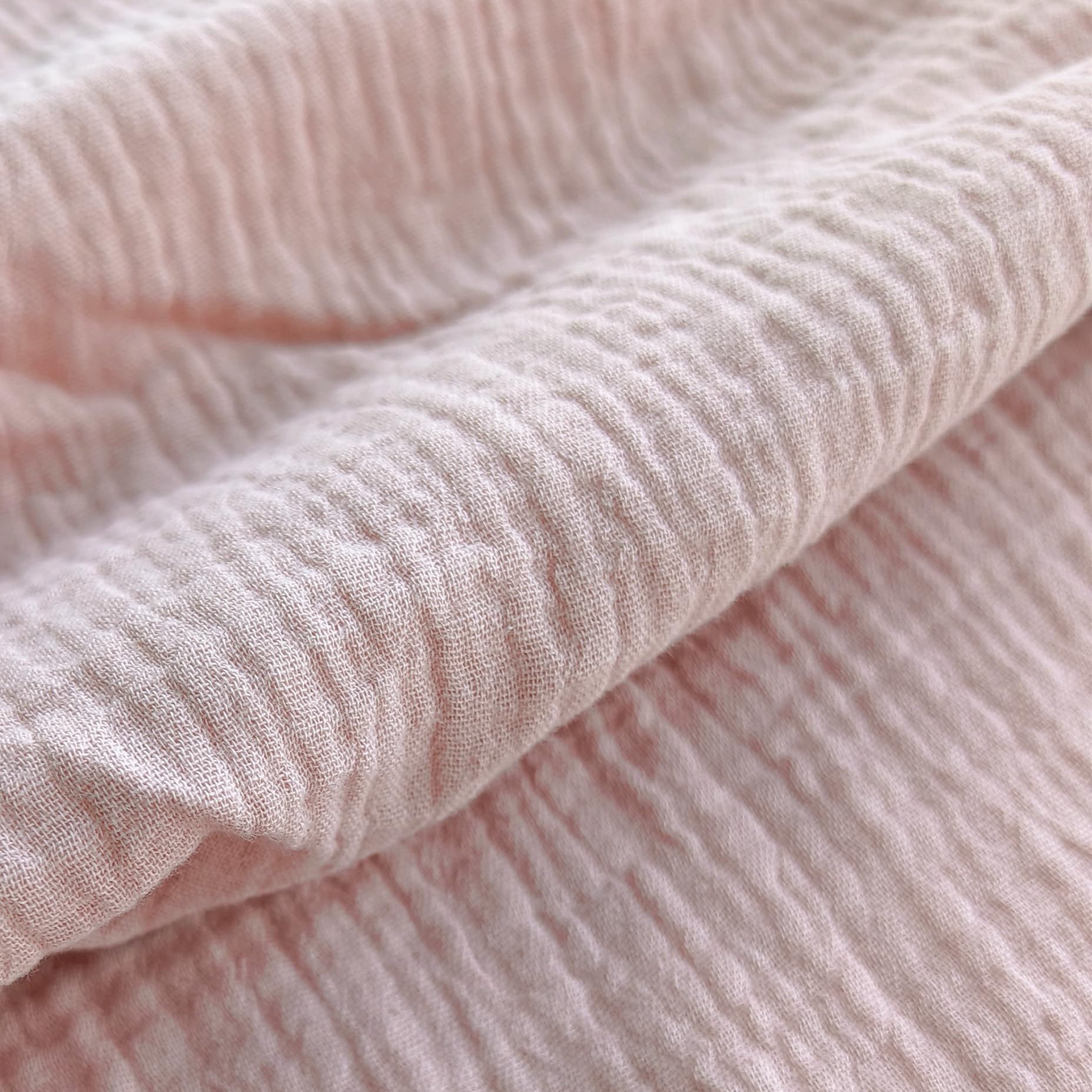 CREVENT gift-ready pink baby blanket packaged in cotton bag