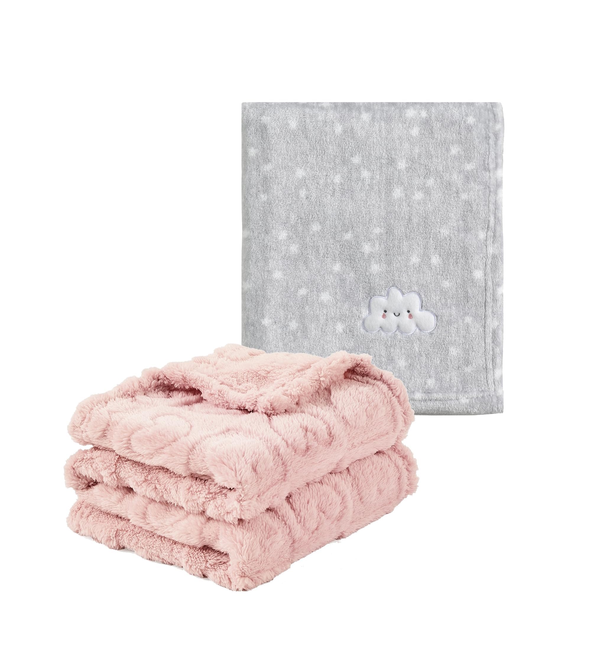 CREVENT grey cloud blanket offering gentle warmth for baby naps