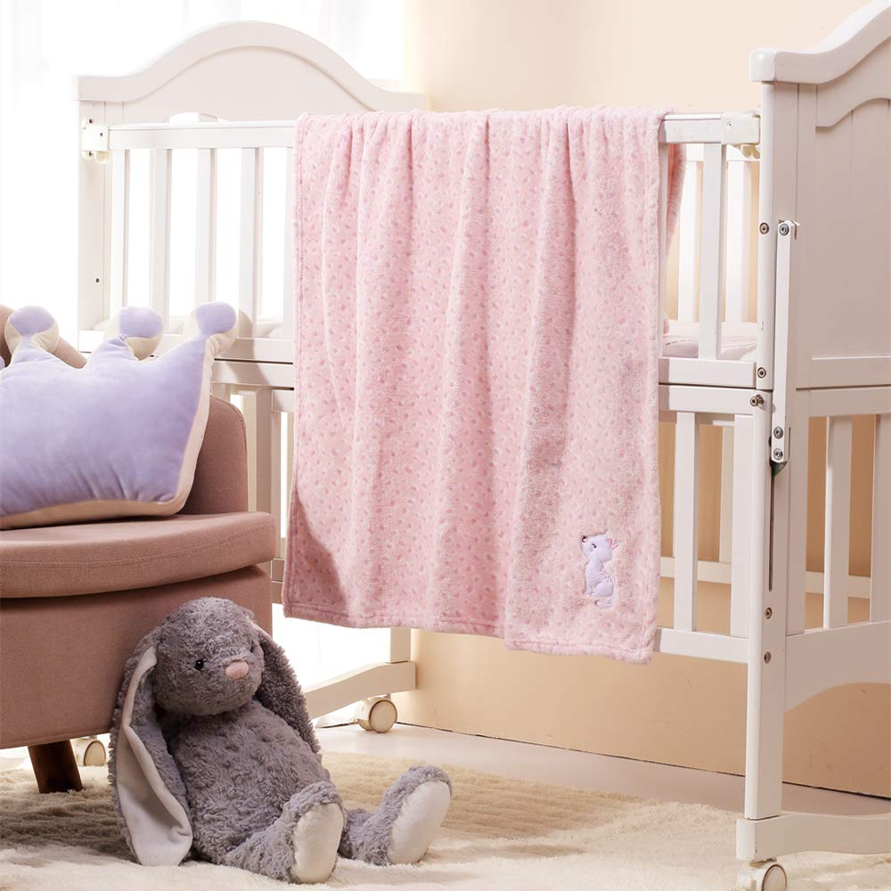 CREVENT grey-cloud-cat blankets nursery set display demonstrates versatile 30x40 size.