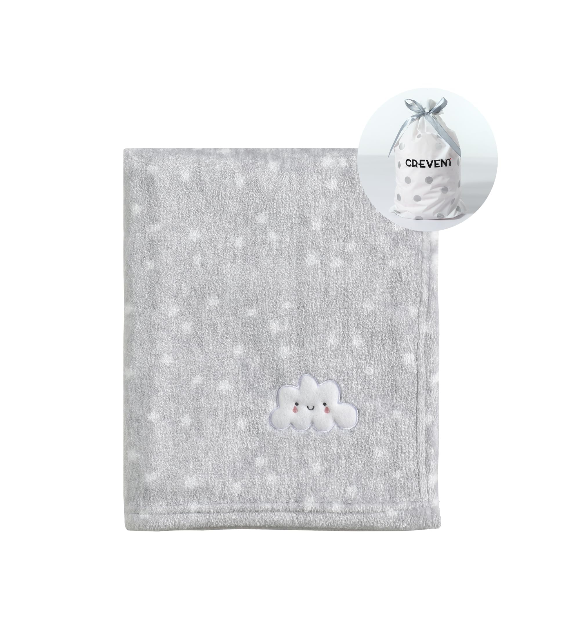 CREVENT machine-washable blanket offers easy care.