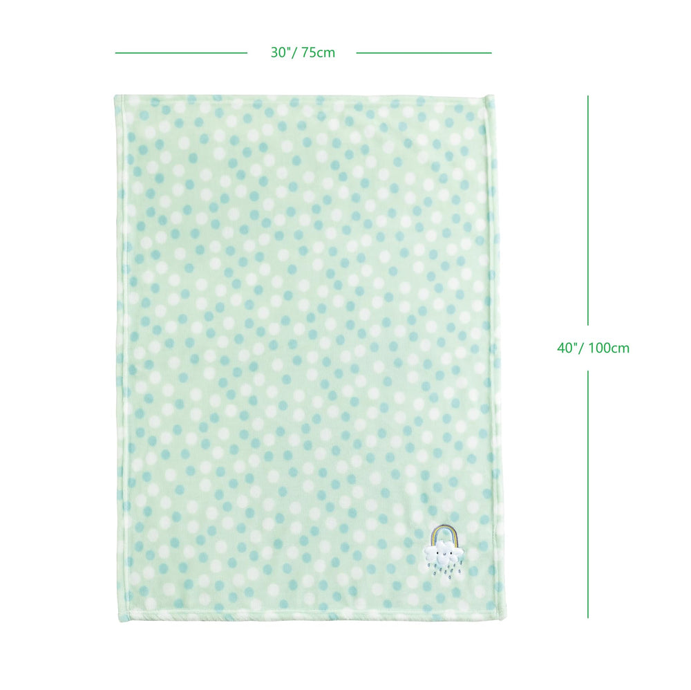 CREVENT machine-washable blanket demonstrates easy care and quick drying capabilities.