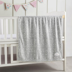 CREVENT pink sherpa blanket provides plush warmth for cozy cuddles