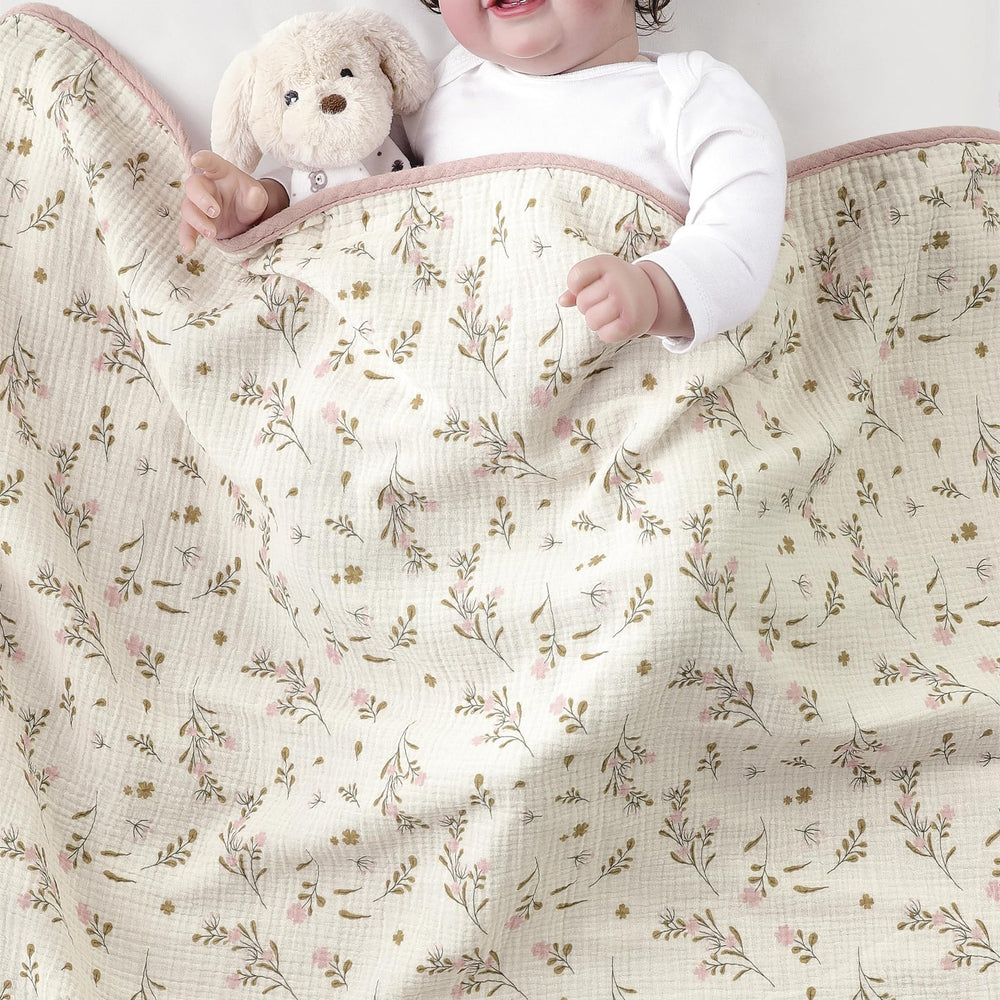 CREVENT playtime blanket provides soft surface for tummy time