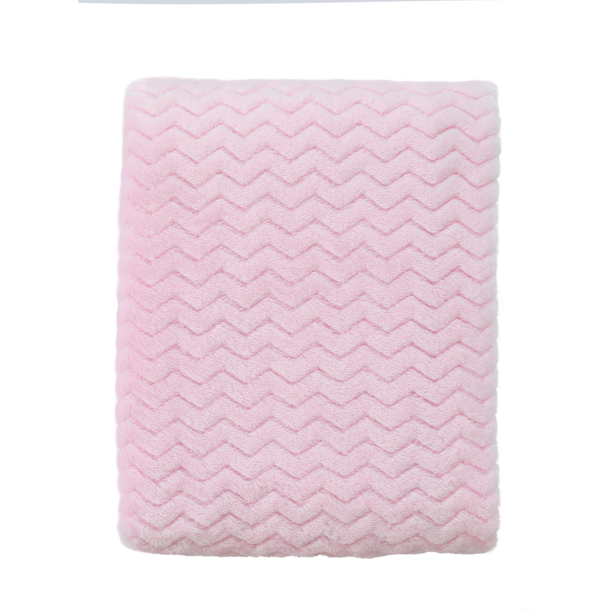 CREVENT Wave Pink soft cozy baby blanket for gentle warmth and comfort.