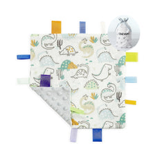 CREVENT soft lovey in use supports calm naps and on-the-go comfort.