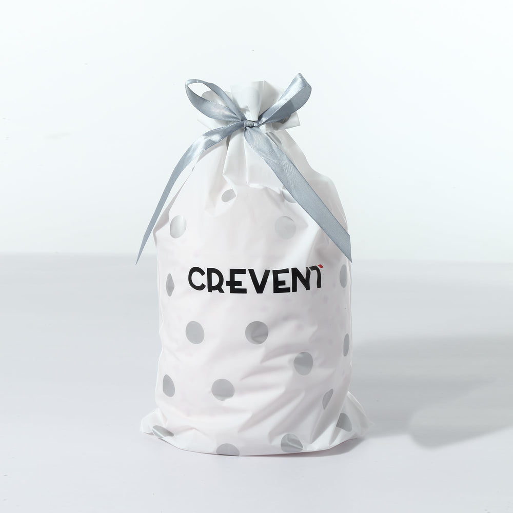 CREVENT Tag Security Blanket Grey close-up emphasizing easy care and portability.
