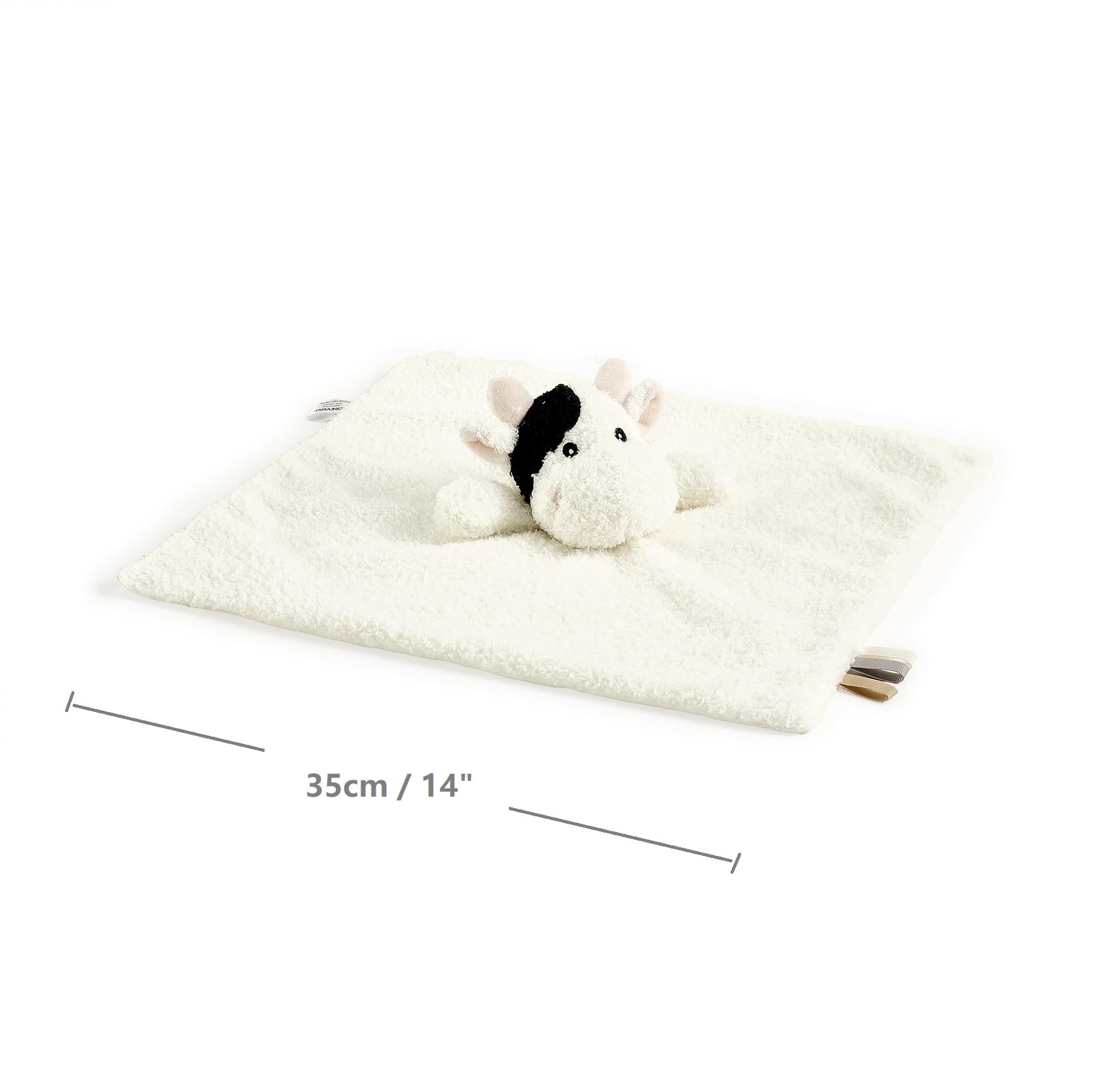 CREVENT Ultra-soft 34cm baby blanket snuggle for quiet naps