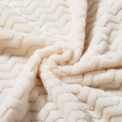 CREVENT Wave Ivory blanket in crib adds comforting layer for nap time
