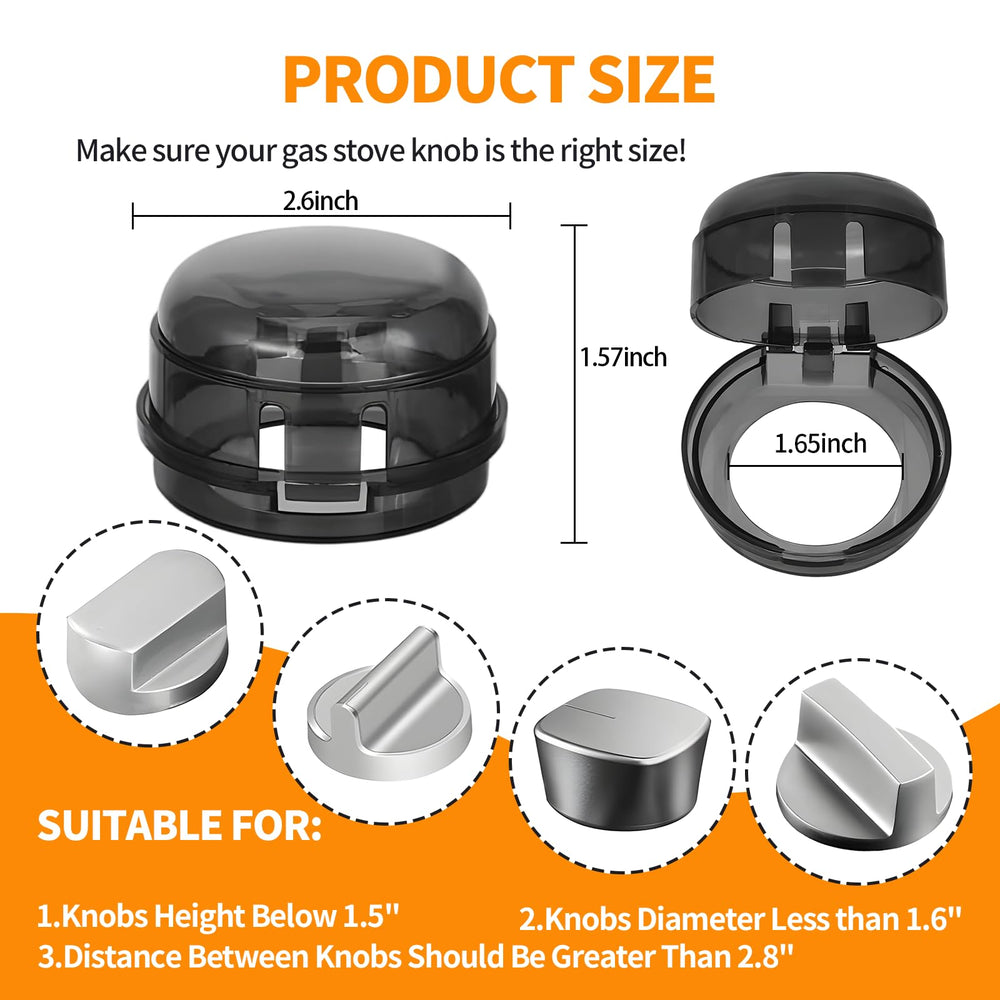 Creztail knob cover showing tool-free adhesive installation
