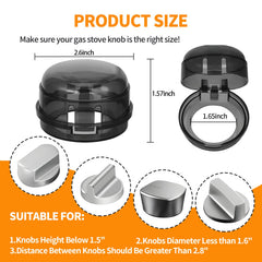 Creztail knob cover showing tool-free adhesive installation