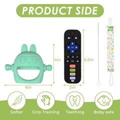 Criamolo textured silicone teether with varied surfaces for exploration.