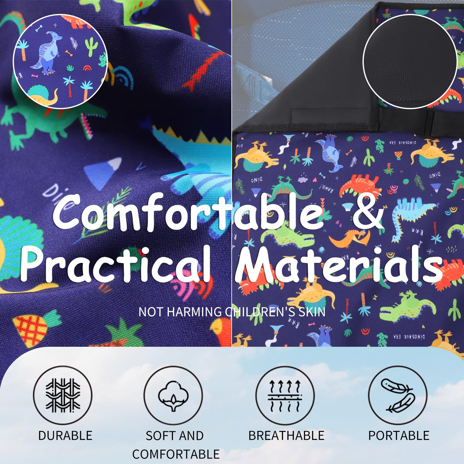 Crisinant adjustable straps and Velcro simplify quick installation