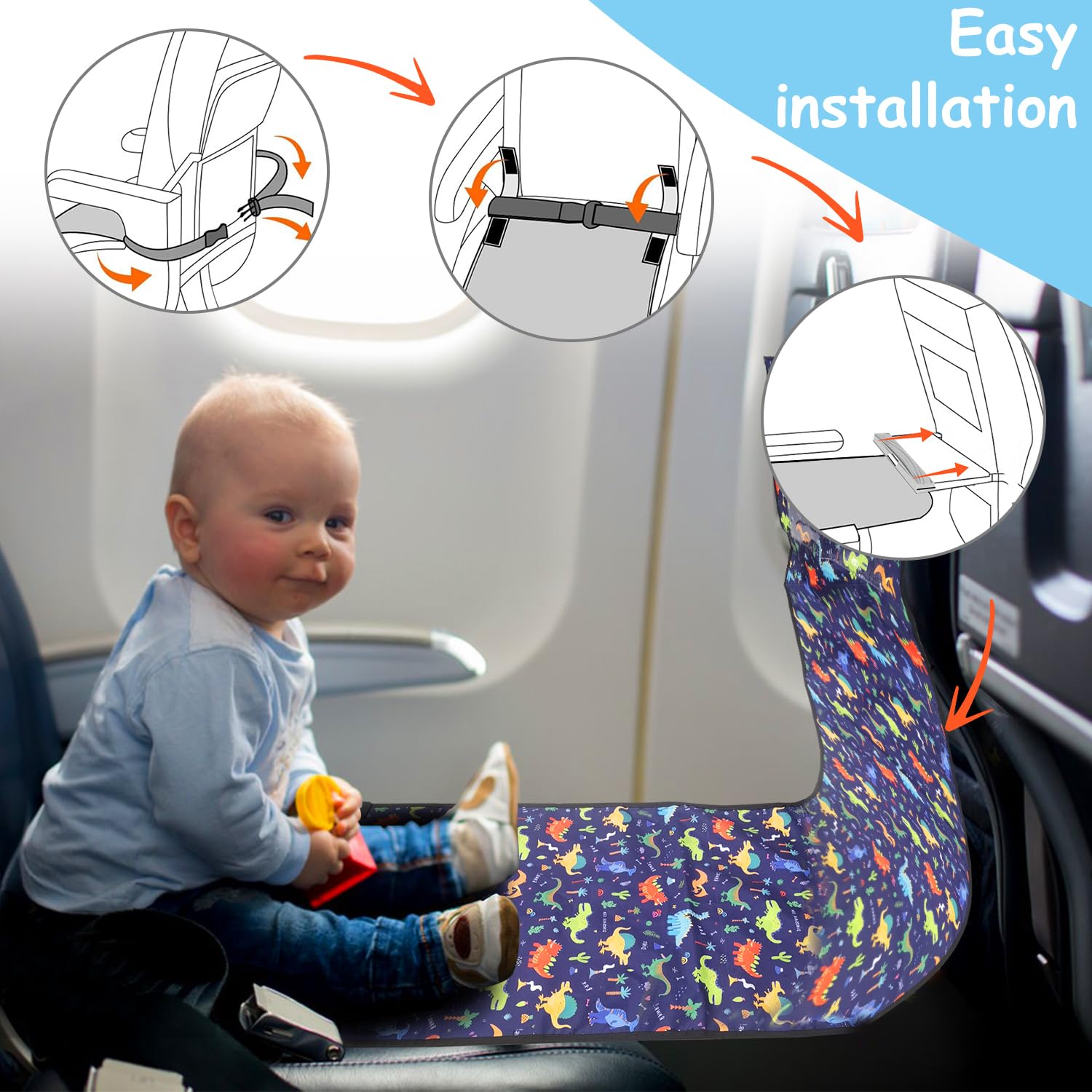 Crisinant anti-slip bottom prevents shifting for safer seating