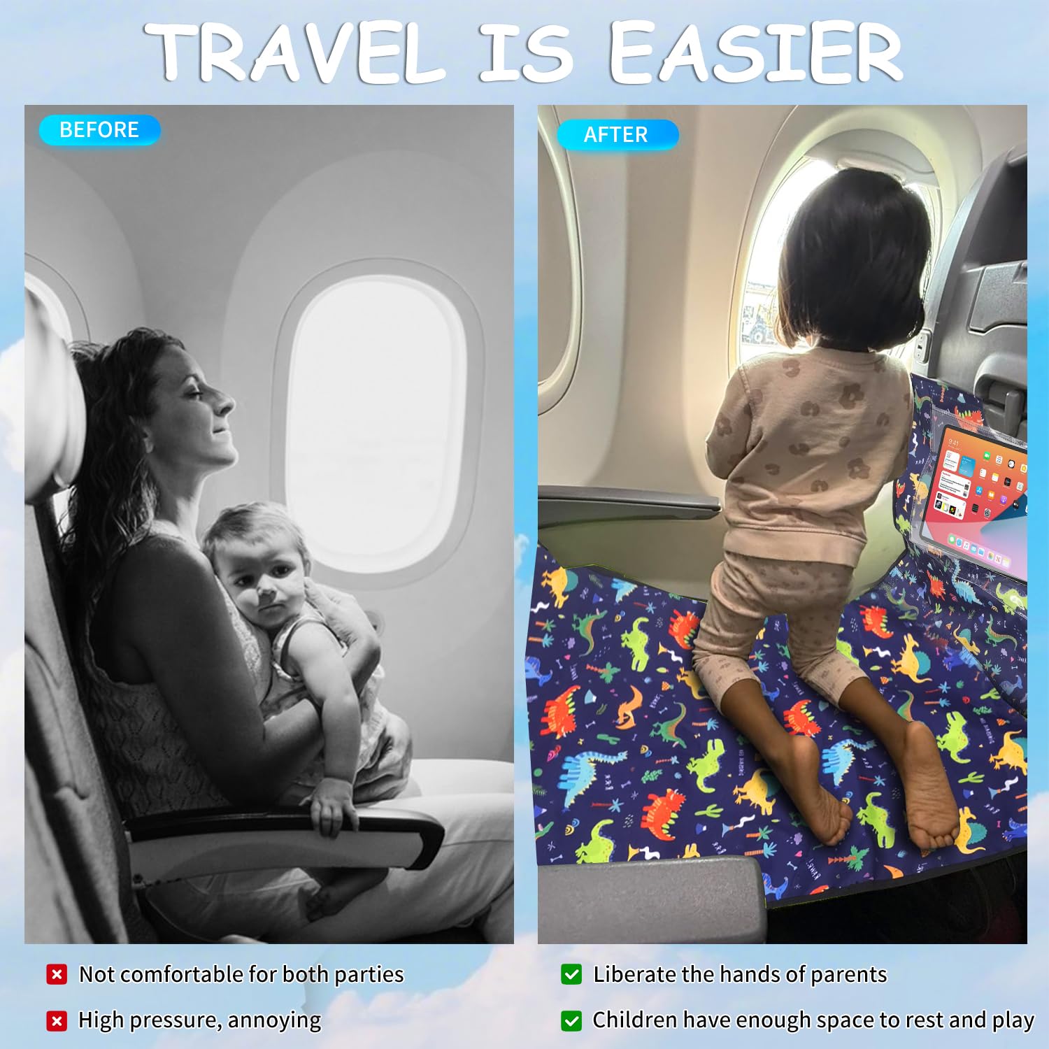 Crisinant window-seat setup is ideal for mid-flight comfort